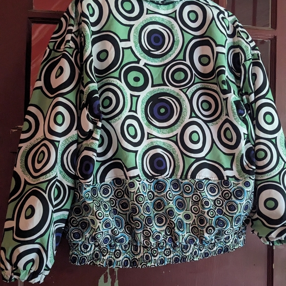 Le Coq Sportif vintage 90s abstract bomber - Picture 10 of 10